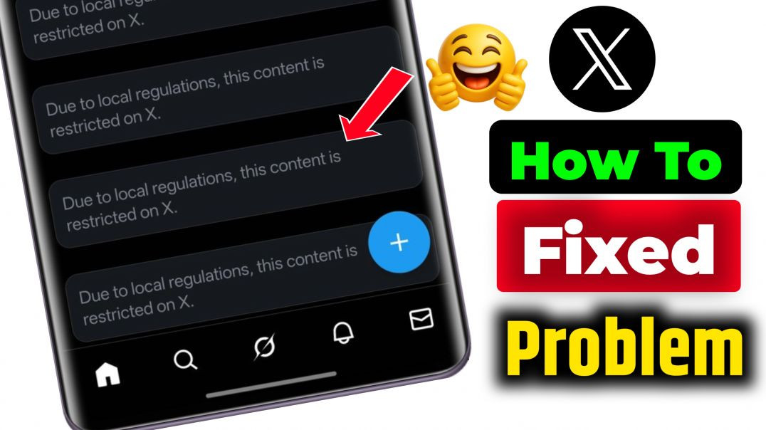 ⁣Due to local regulations, this content is restricted on X Problem | X content is restricted Problem