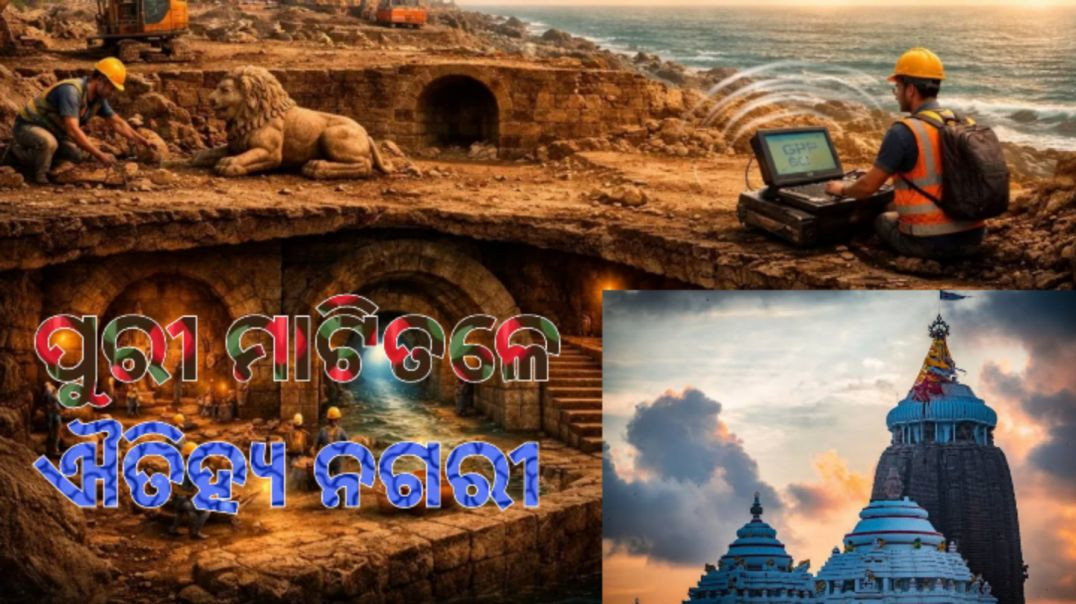 ପୁରୀ ମାଟିତଳେ ଗଙ୍ଗବଂଶ ସମୟର ପ୍ରାଚୀନ ନଗରୀ।
