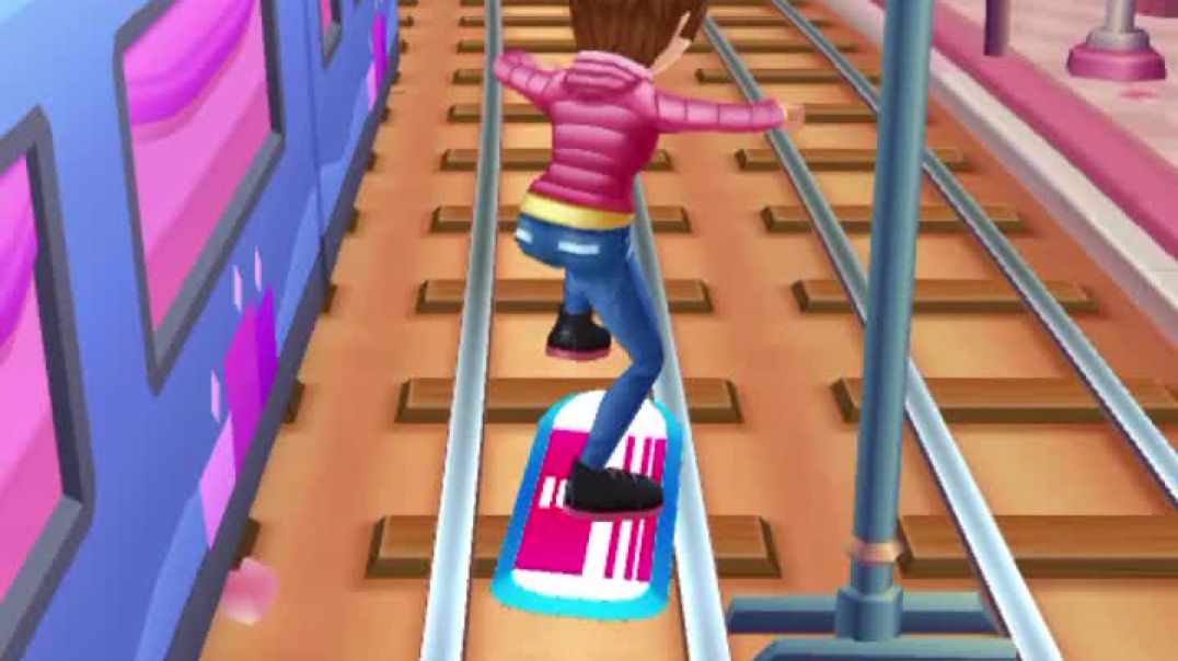 ⁣Subway run gaming