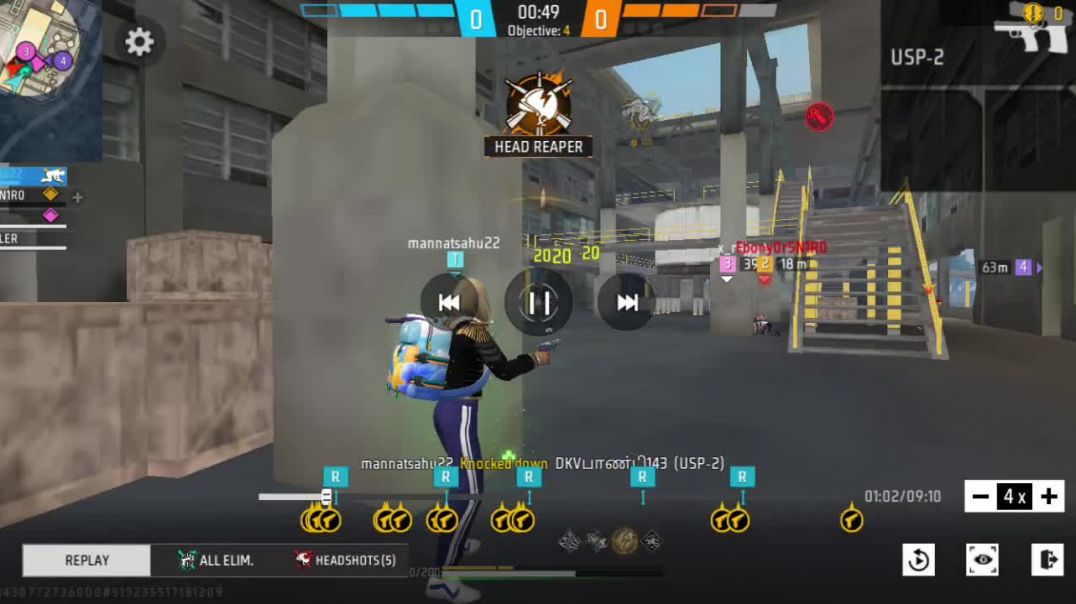 ⁣Free Fire Max 😱 New Epic Gameplay | One Tap Headshot 🔥 Best Highlights