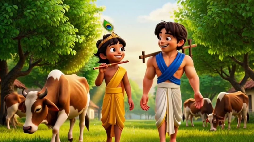 ⁣Krishna Balram #shorts #short #krishna #bhakti