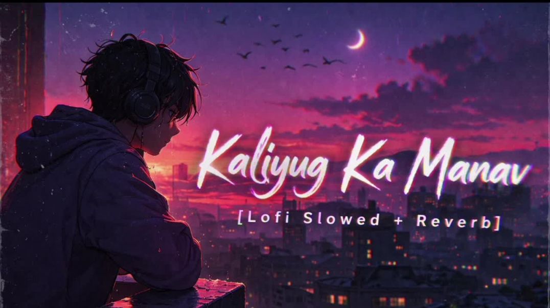 ⁣Kalyug Ka Manav (Slowed + Reverb) – Truth of Modern Society _ Hindi Lofi Rap