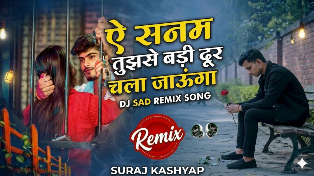 ⁣A Sanam tujhse Badi dur Chala jaunga DJ sad song remix shayari mix Dard bhara song