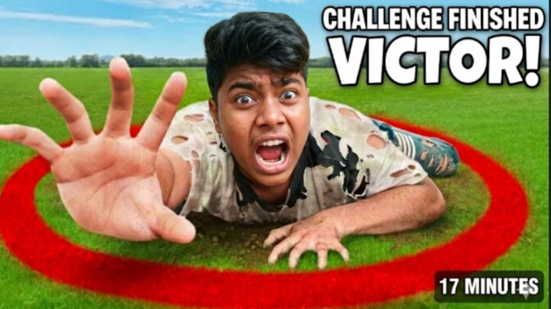 ସର୍କଲ୍ ଭିତରେ ୧ ଘଣ୍ଟା ଚ୍ୟାଲେଞ୍ଜ! ⭕️ ମୁଁ ପାରିବି କି ନାହିଁ?