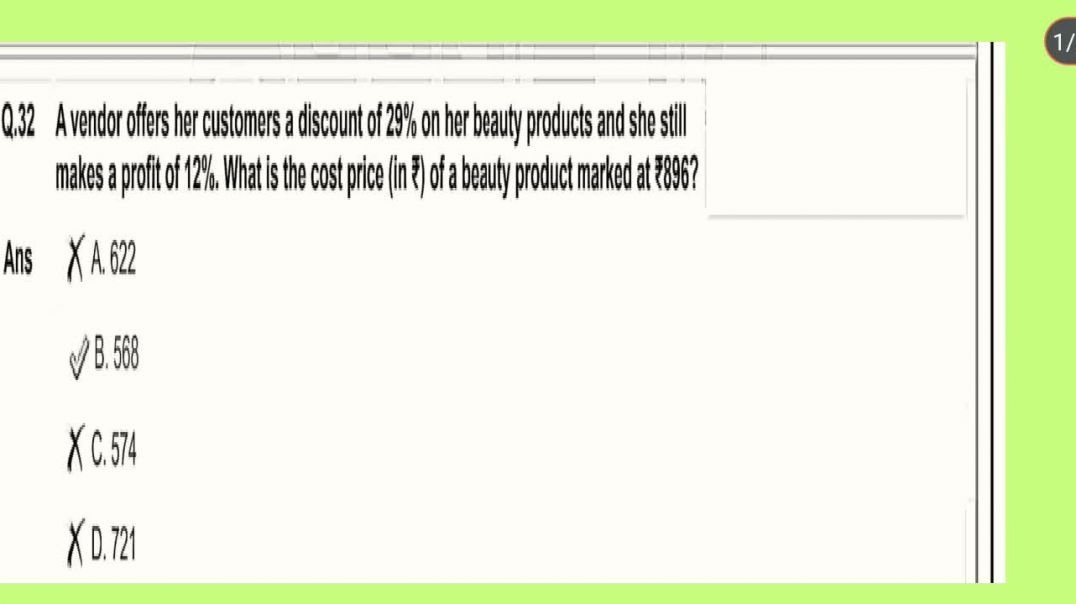 ⁣2019 je math with short tricks solved part
