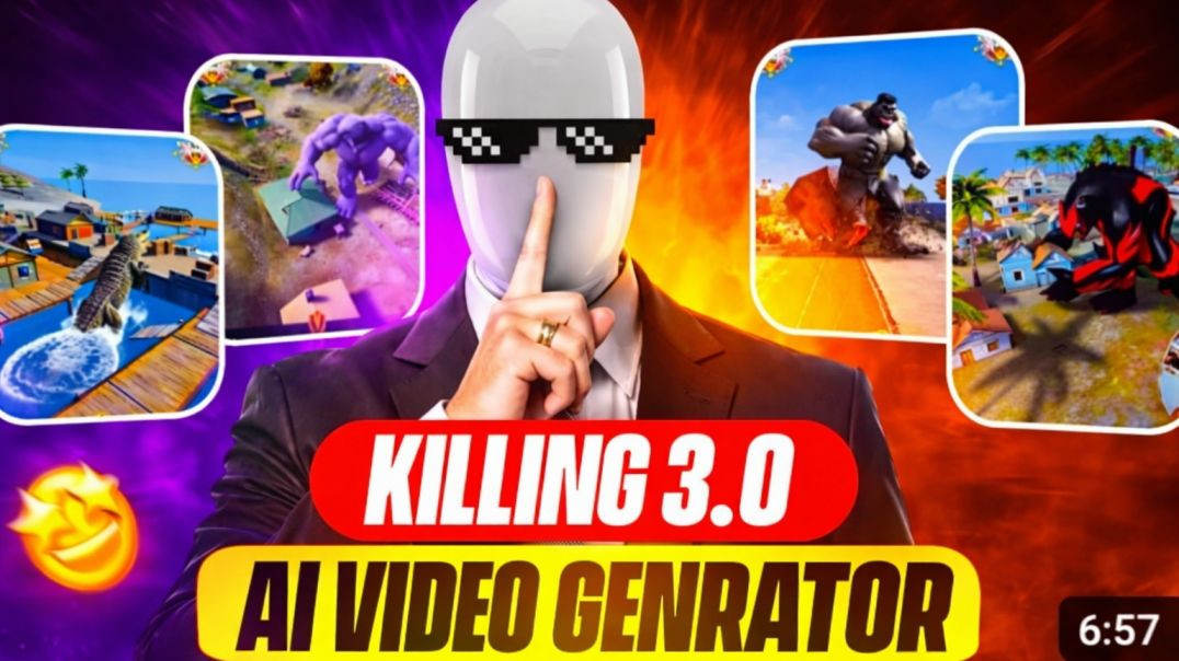 ⁣Killing 3.0 AI Video Generator 🤯 | Free Fire AI Video Kaise Banaye!
