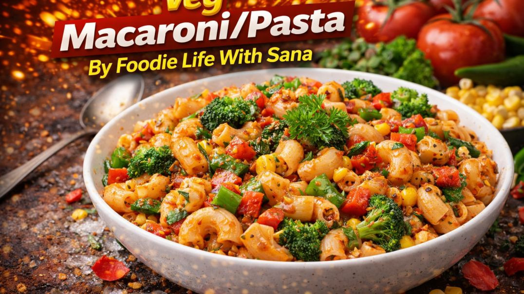 ⁣Veg Macaroni/Pasta recipe in hindi