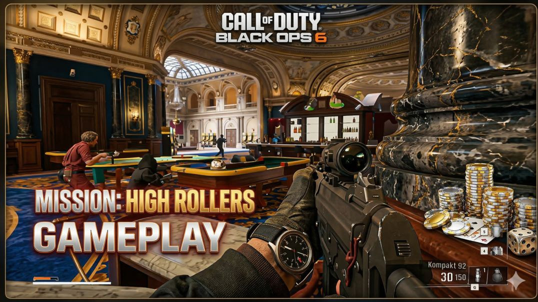 ⁣COD Black Ops 6 – High Rollers Gameplay | High Stakes, Intense Combat!