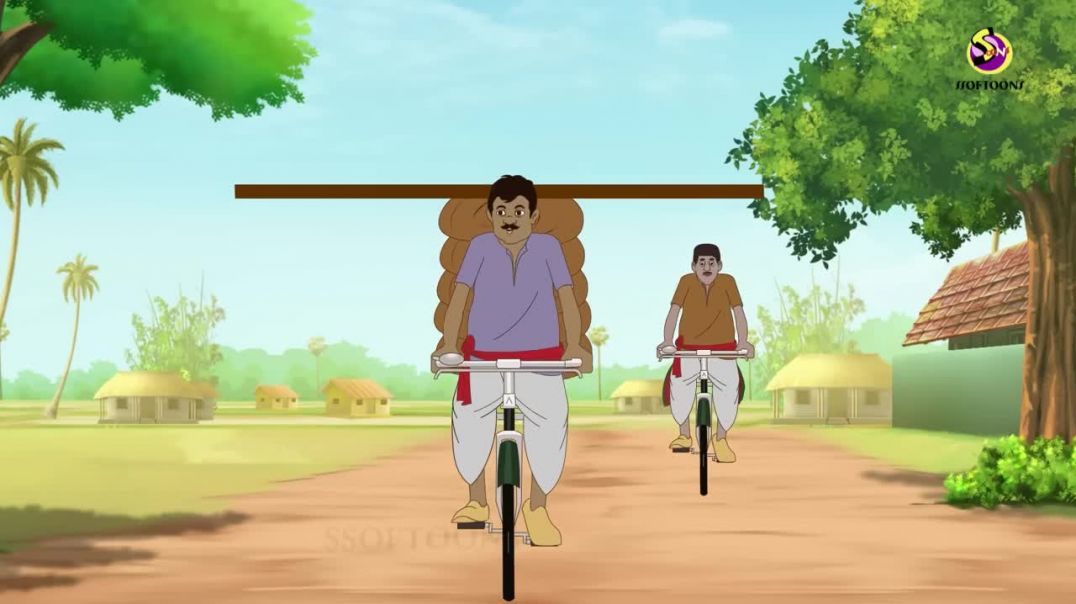 ⁣লোভী ব্যাবসায়ি ও জাদুফল _  New Moral Story _ Bengali Fairy Tales Cartoon _ Rupkothar Bangla(1)