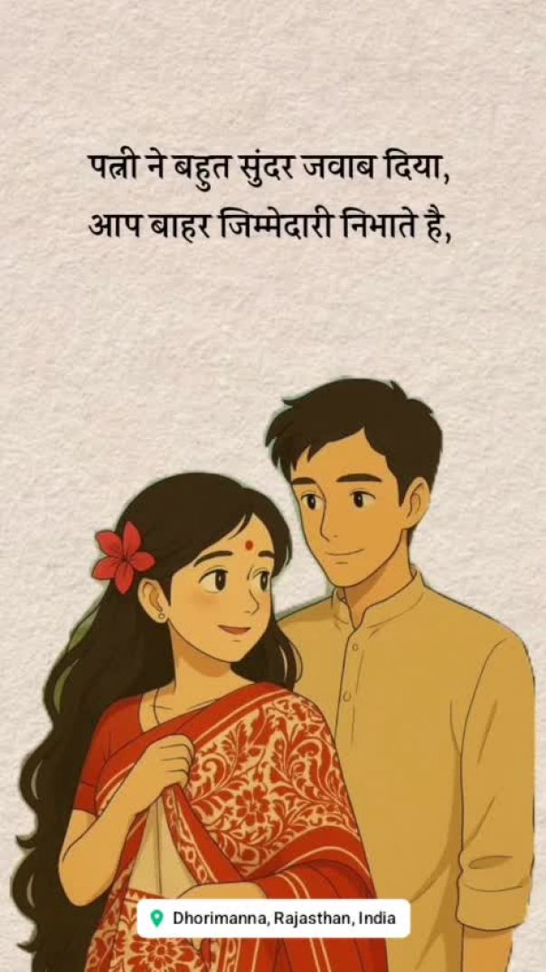 ⁣पति ने कहा तुम दिन भर घर में रहती हो… 💔