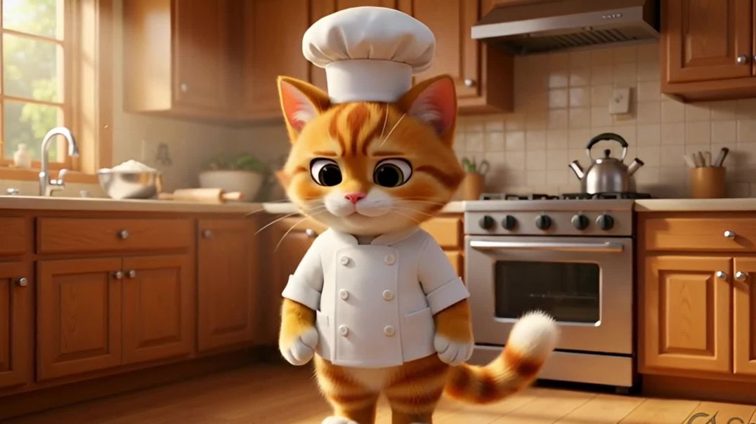 ⁣Chef Cat Found Magic Vegetables! 😱🥕 | Chuha Funny Cooking 😂