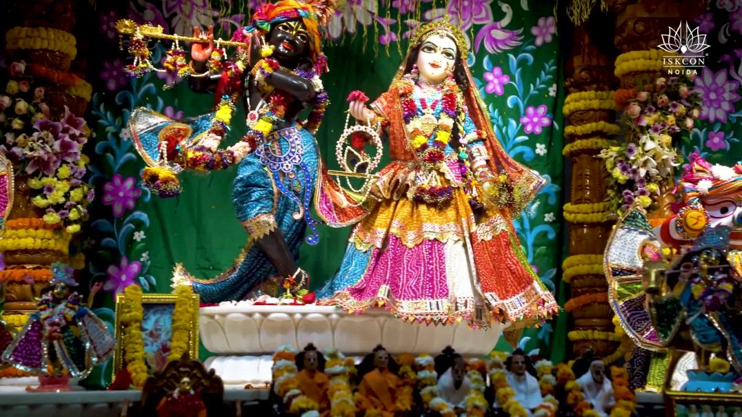 ⁣Flower Holi Highlights 2026  Iskcon Noida - ISKCON NOIDA Official