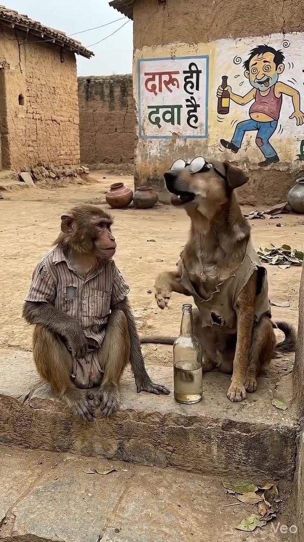 When Dog Meets Monkey – Funny Moments 🐶🐒