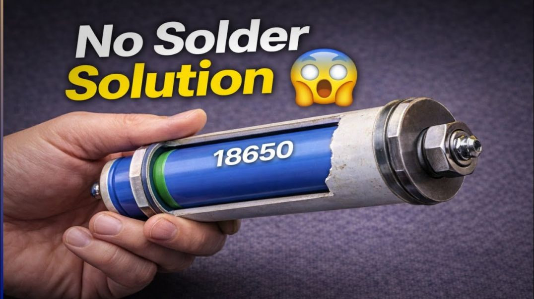⁣लिथियम बैटरी की सोल्डरिंग प्रॉब्लम सॉल्व_how to soldering lithium battery problem solved _lithium