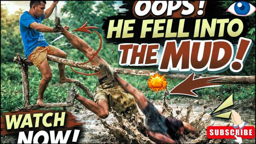 ⁣अरे! एक गलती और सीधे कीचड़ में गिरा 😱  | Viral Comedy Video #manmve