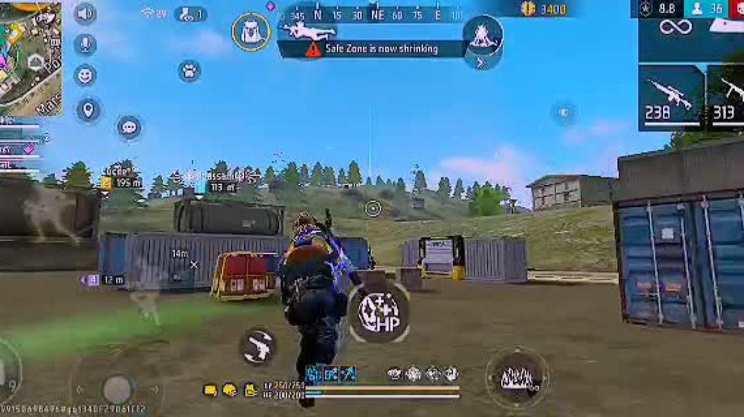 ⁣Free Fire BR Rank Squad Gameplay | 9 Kills OP BOOYAH Match