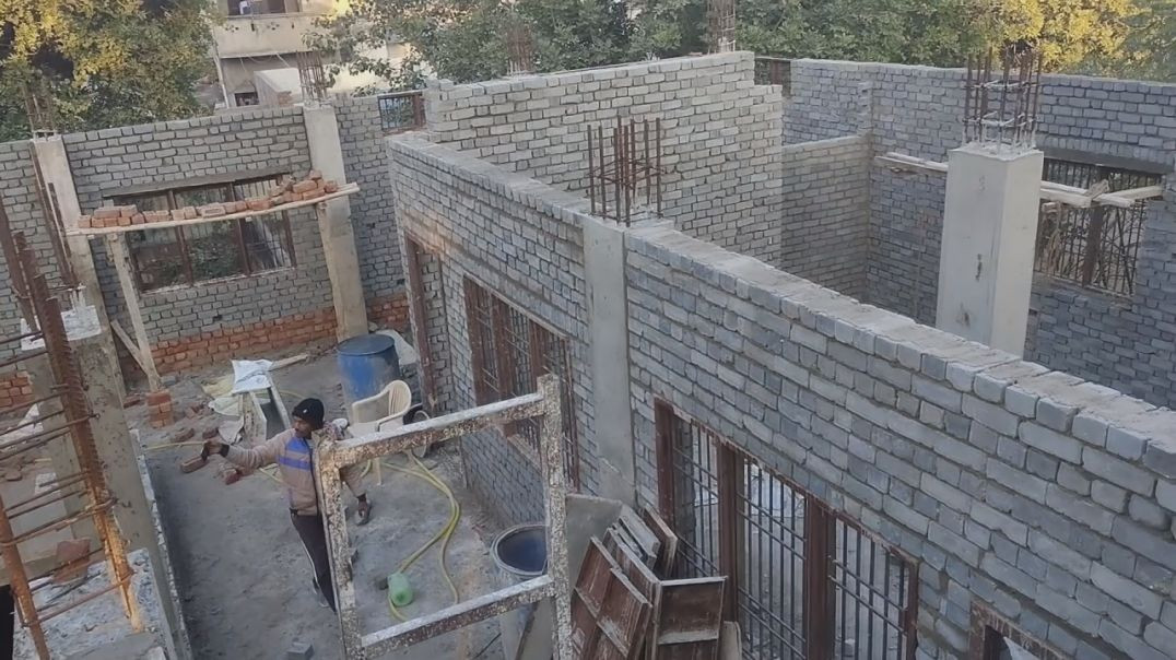 ⁣new vlog  | building construction step by step surender halwai