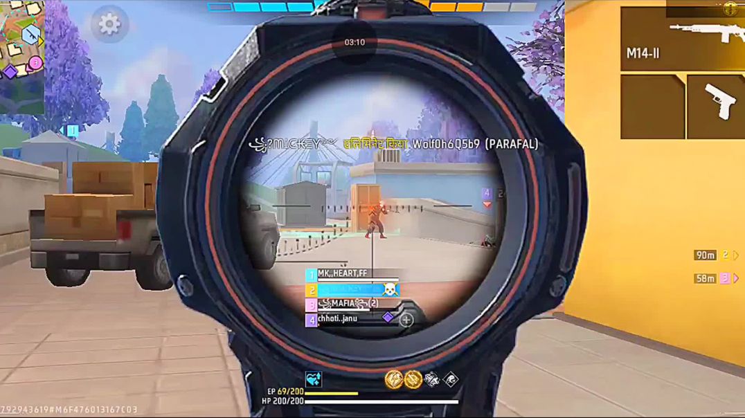 ⁣Free fire x song x highlighte -killer