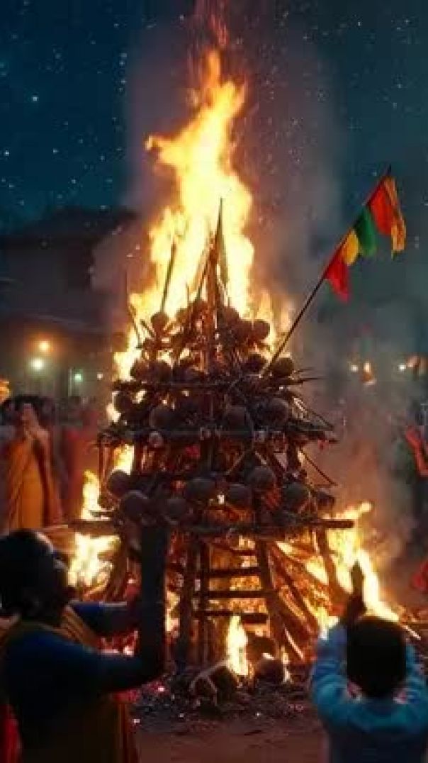 Happy Holi holika dahan