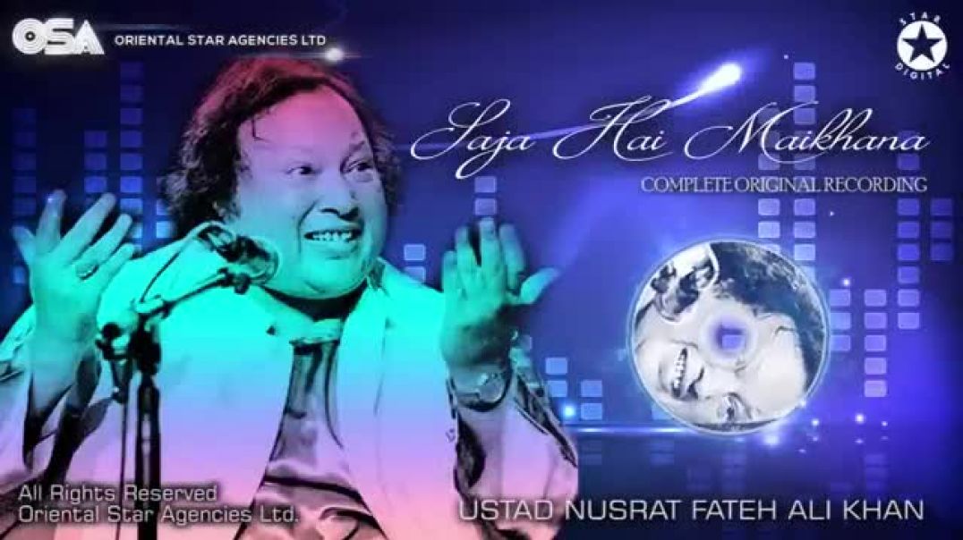 ⁣Saja Hai Maikhana _ Ustad Nusrat Fateh Ali Khan _ OSA official HD video _ OSA Worldwide(360P)
