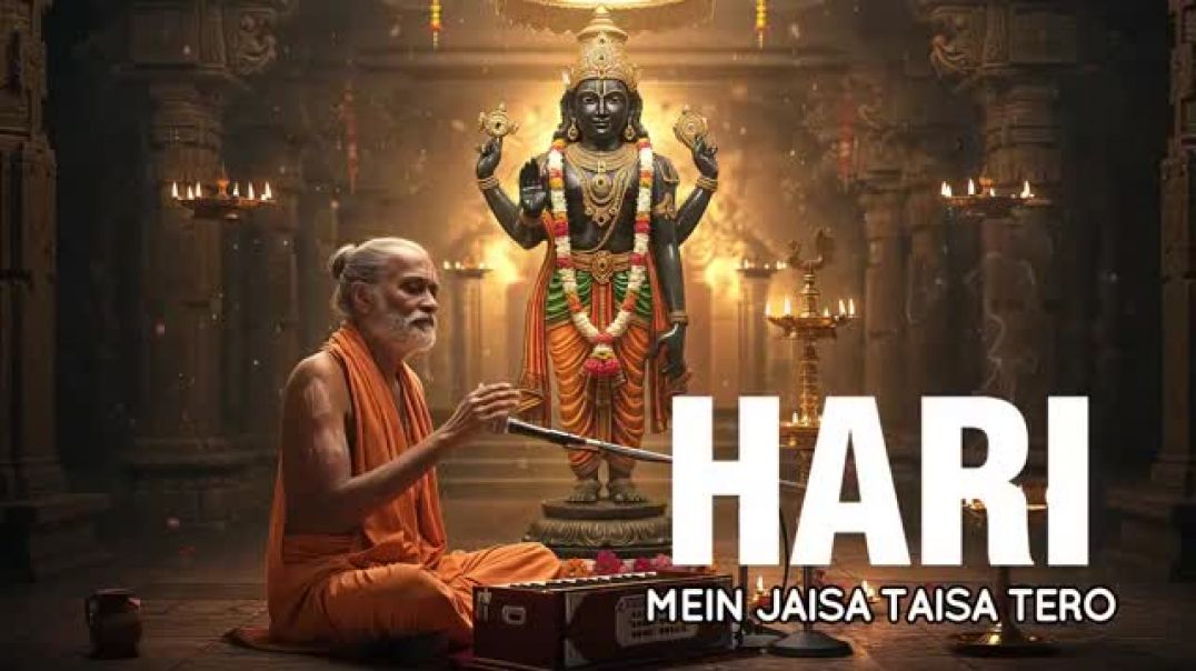 ⁣हे हरि_ मैं जैसो तैसो तेरो – शरणागति का भजन(360P)