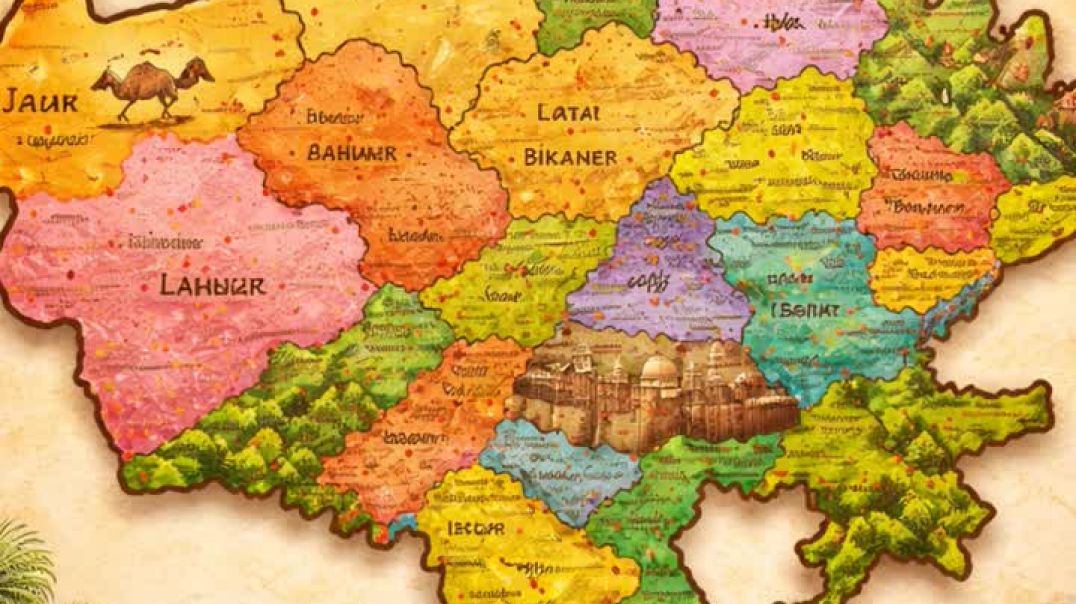 ⁣राजस्थान का आकार और आकृति 🤔