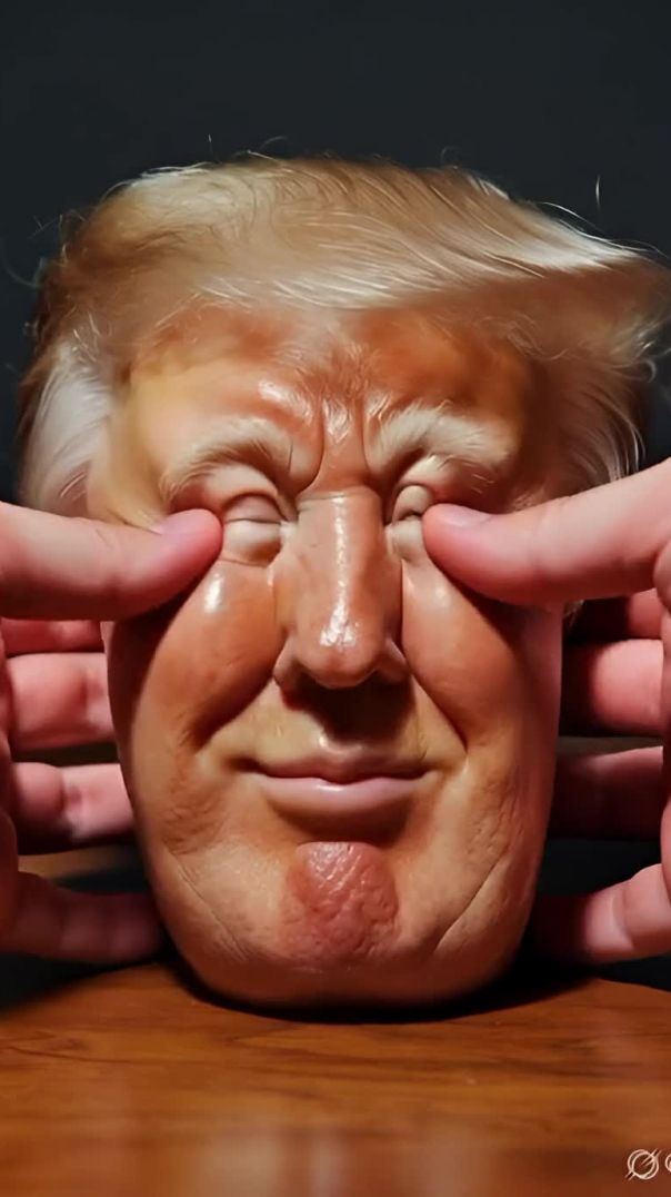 Trump face melting | ASMR | #ai #apnatubeshorts #asmr