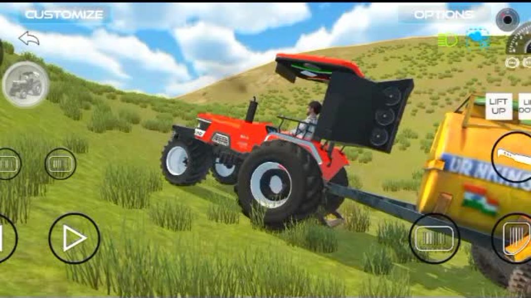 ⁣Trackter tenkar ko lekar aa gya...