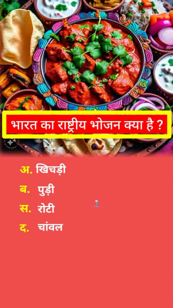 🇮🇳national food of India ❓(MP4)