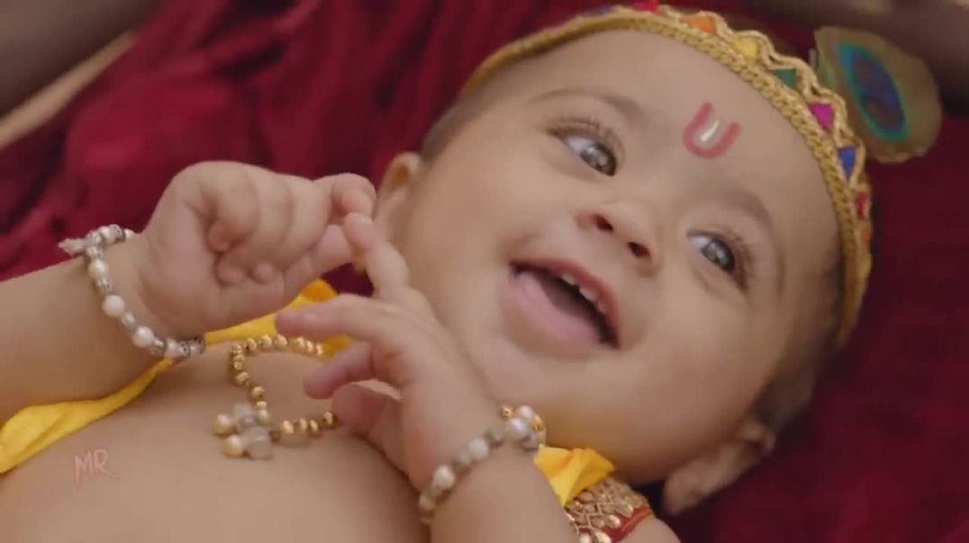 ⁣जन्म के कुछ दिन बाद ही कागासुर आया बाल कृष्ण को मारने - Baal Krishna(720P