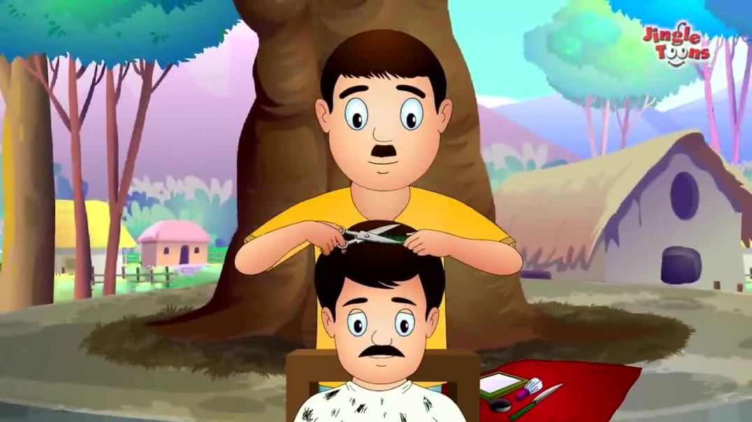 ⁣नाई और भूत Hoshiyaar Nhai Aur Bhoot _ Moral Stories for Kids _ Magical Stories by Jingle Toons(720P_