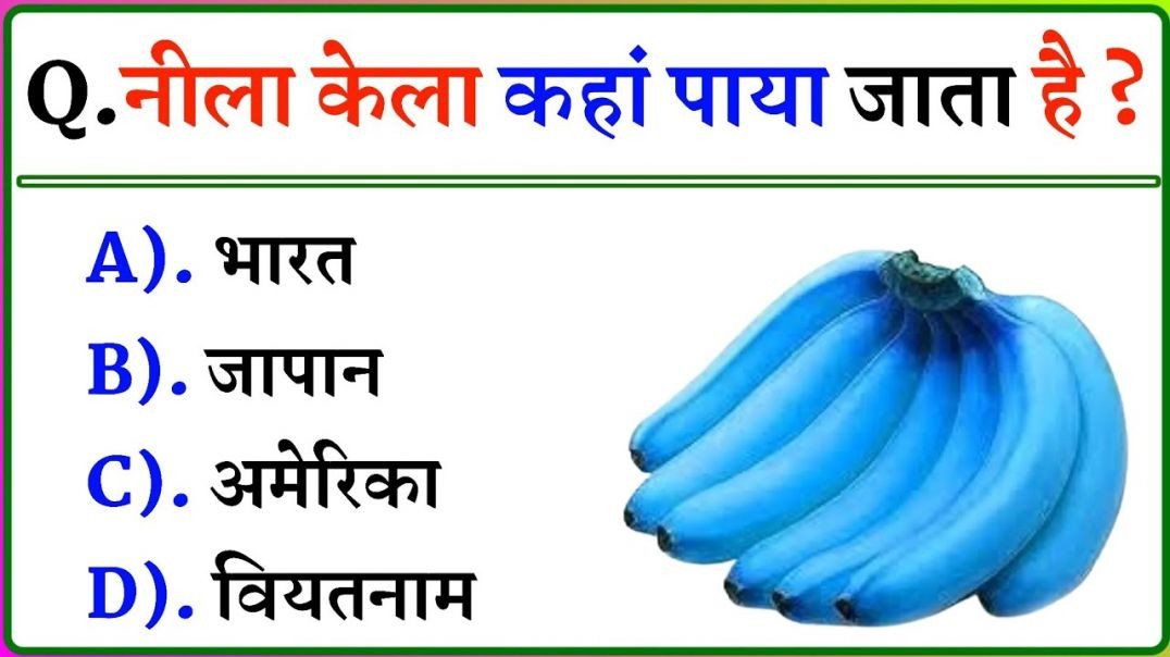 ⁣GK Question || GK In Hindi || GK Question and Answer || GK Quiz || Riya Rawani || 22