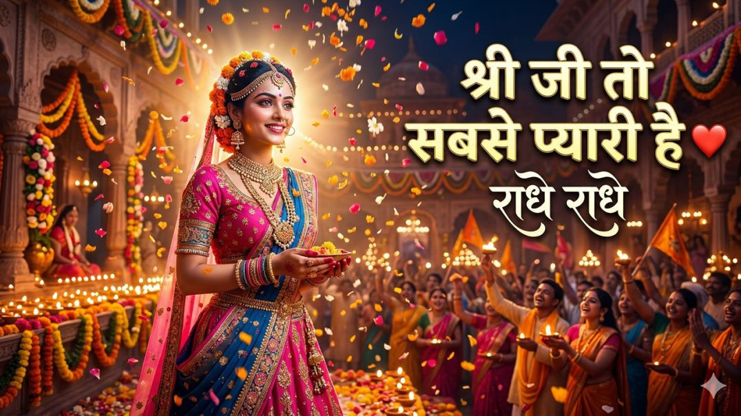 ⁣श्री जी तो सबसे प्यारी है | Radhe Radhe Bhajan | Barsane Wali Radhe | Radha Krishna Bhajan 2026