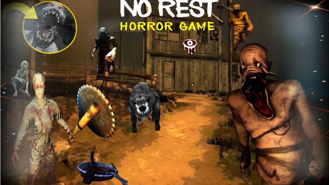 ⁣Full gameplay Horror IN Hindi // NO REST HORROR games