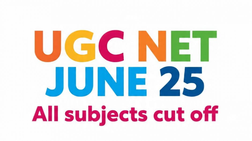 ⁣UGC NET EXAM JUNE 2025_SUBJECT_CATEGORY WISE CUTOFF MARK#ugc #ugcnet2025 #exam #net #jrf 