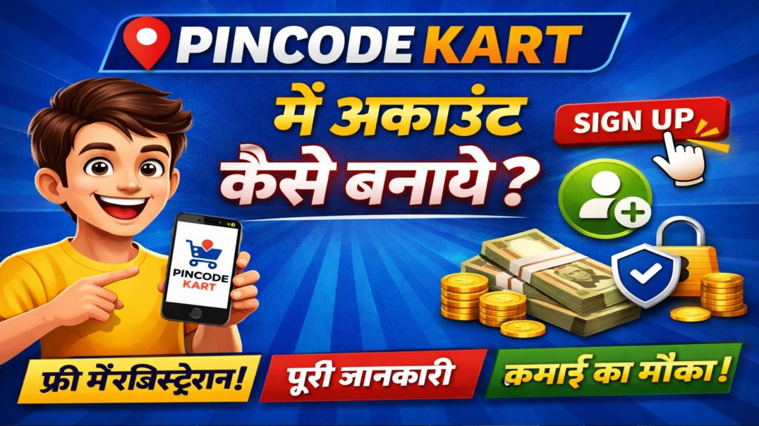 ⁣Pincodekart Me Account Kaise Banaye | Step By Step Full Process (2026)