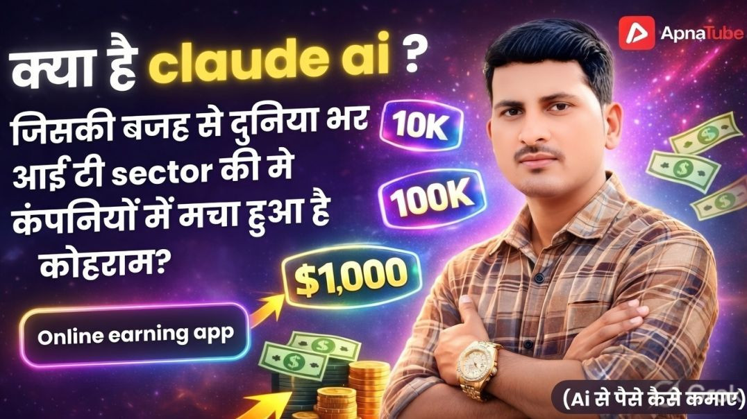 ⁣Claude ai क्या है ? इसकी बजह से क्यूँ मचा है कोहराम ? |technical kishor | #foryou #apnatube #trending video