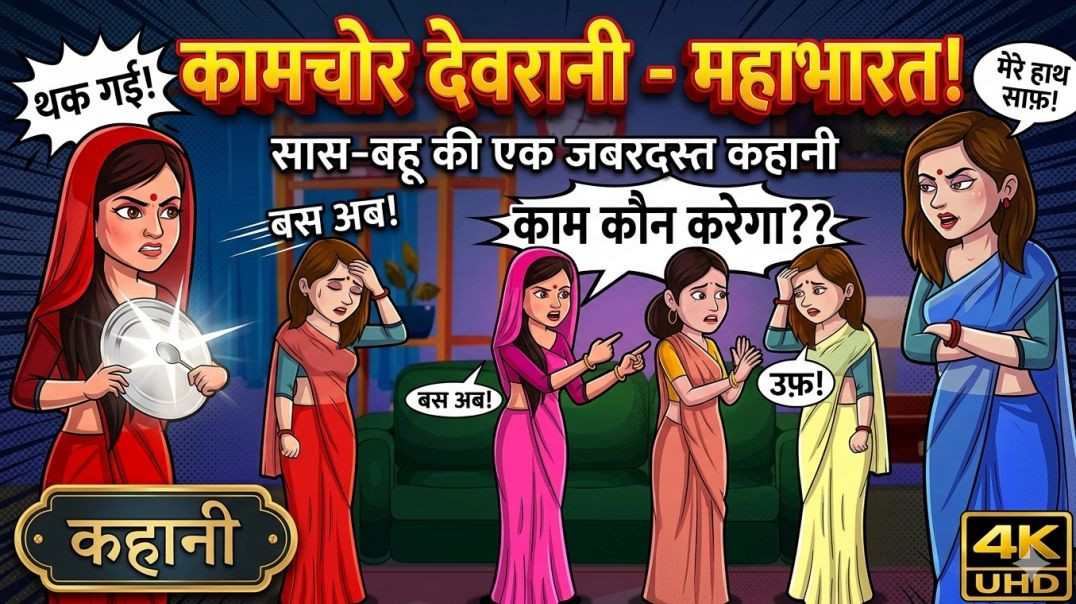 ⁣जब कामचोर देवरानी का सामना हुआ गुस्से वाली जेठानी से! 😤 | Moral Stories