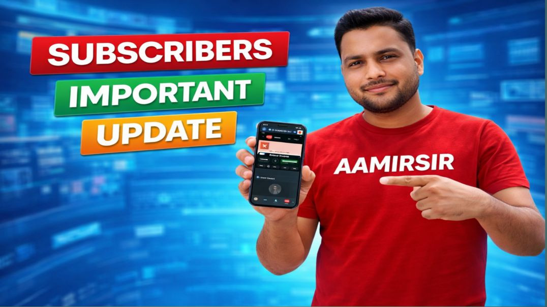 ⁣मेरे Subscribers के लिए Important Update 😮 | मैंने नया Channel Start किया है!#shanukasafar