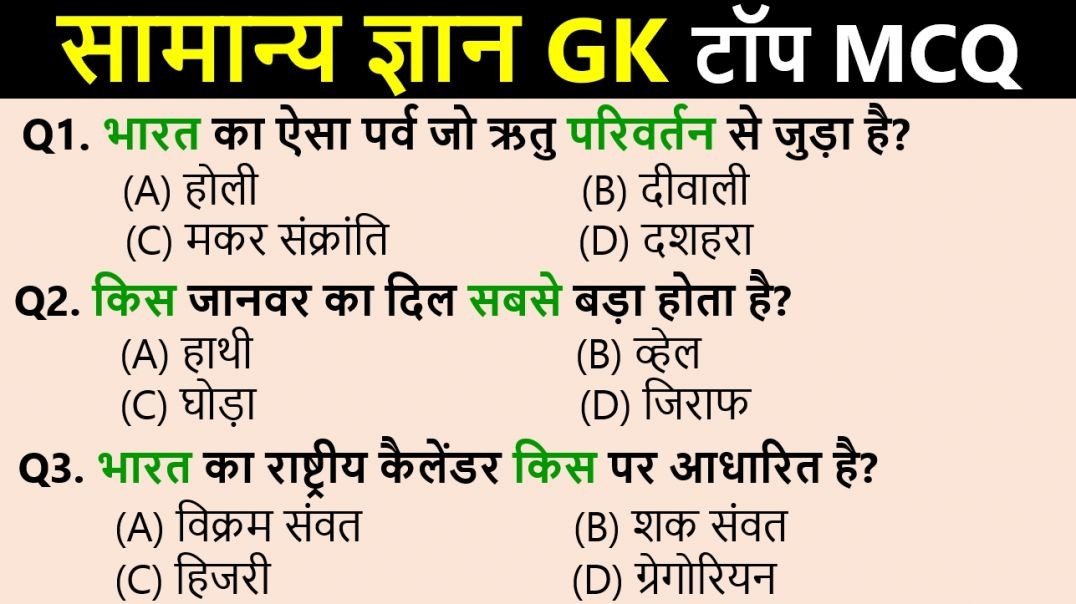 ⁣Top GK Challenge | क्या आप इन सवालों के जवाब दे पाएंगे?