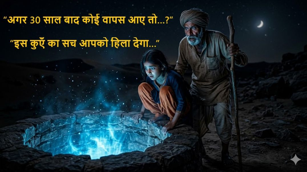 ⁣“30 साल बाद कुएँ से निकली लड़की 😨” horror story hindi,mystery story hindi,