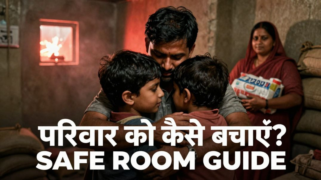 ⁣बमबारी या संकट में परिवार को कैसे बचाएं? घर में बनाएं Safe Room