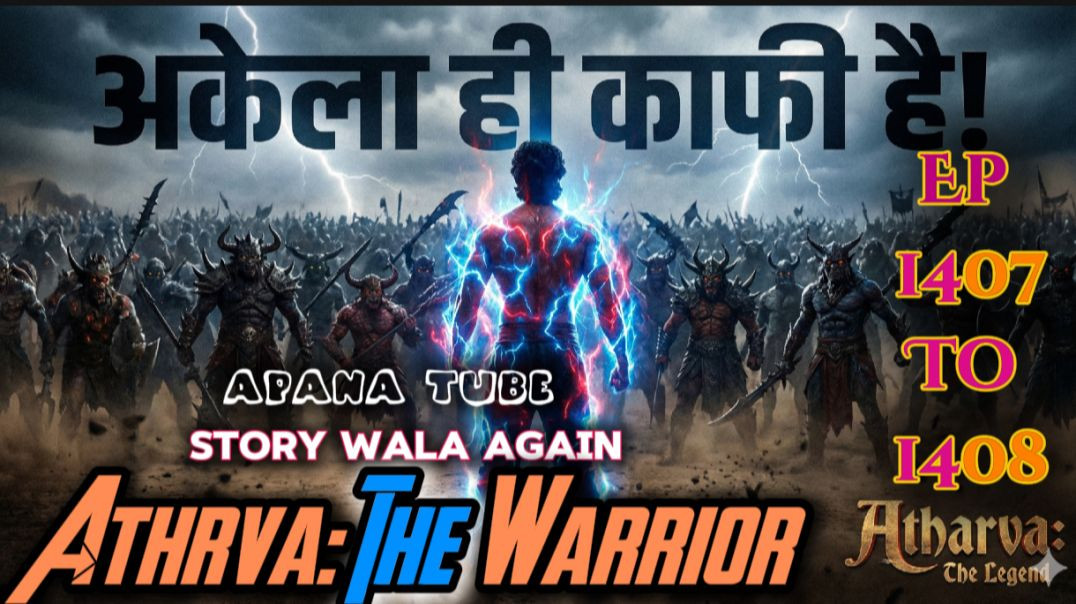 ⁣👊Athrva: The Warrior | New Ep 1407To 1408| Hindi Audio Pocket Story | @StoryWala