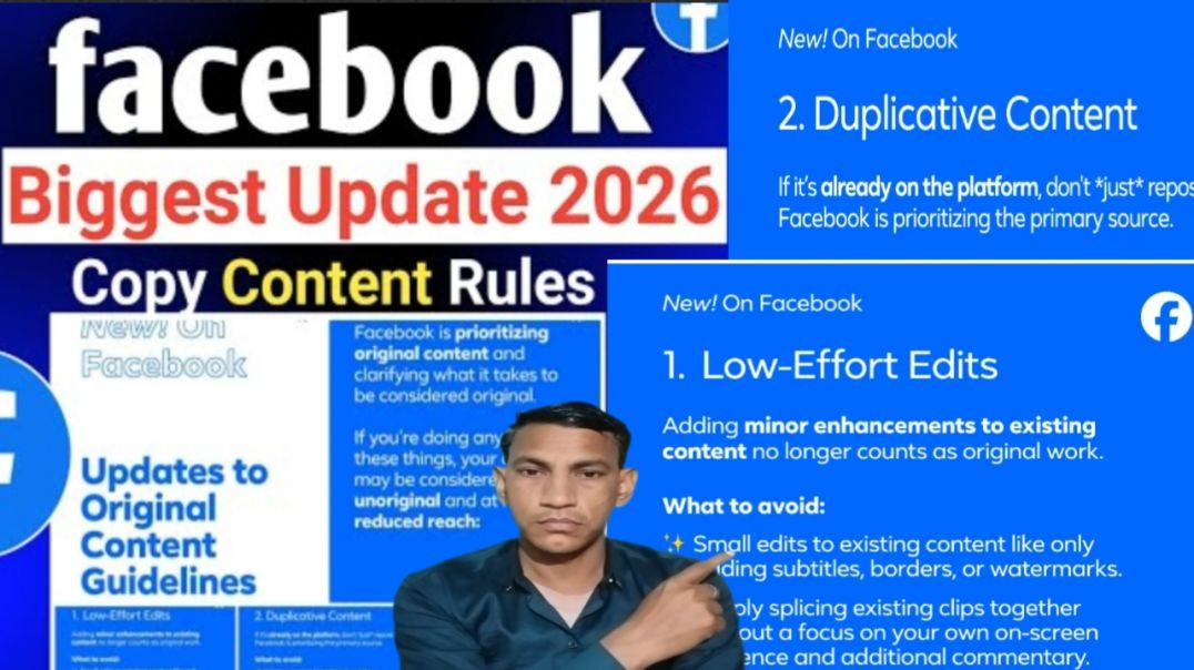 ⁣facebook Biggest Update Copy Paste Rules 2026
