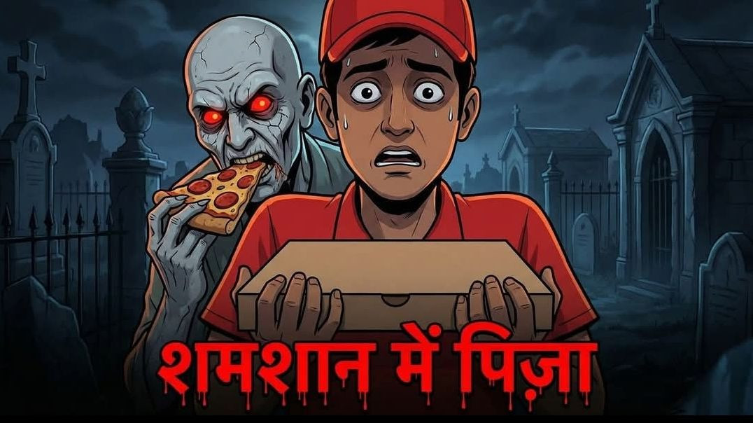 ⁣12 AM कब्रिस्तान में पिज़्ज़ा डिलीवरी | Real Horror Story in hindi | Horror Story | Hindi