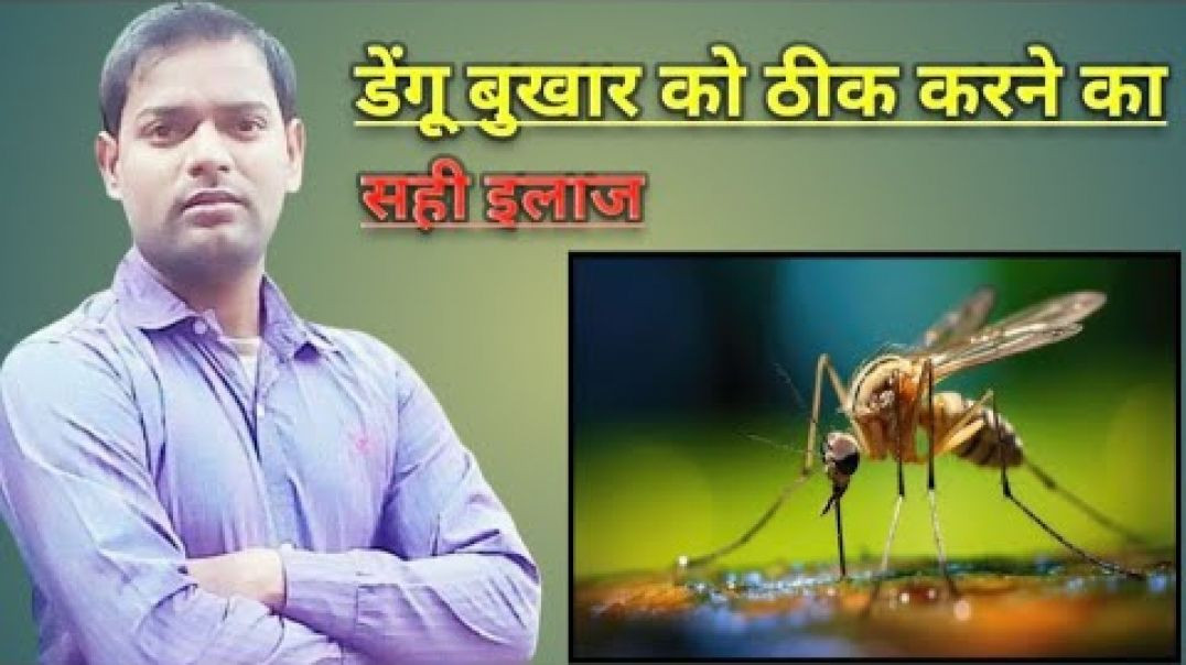 ⁣डेंगू बुखार को ठीक करने का सही इलाज ।(720P_HD)