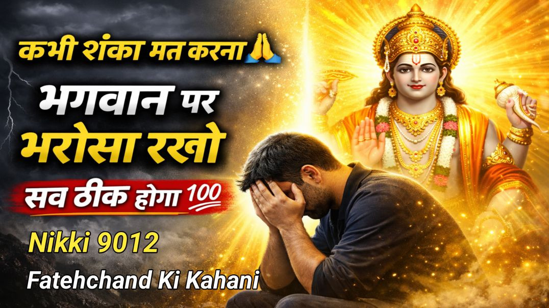 ⁣कभी शंका मत करना 🙏 | भगवान पर विश्वास रखो | प्रेरणादायक कहानी | Fatehchand Ki Kahani | Nikki 9012