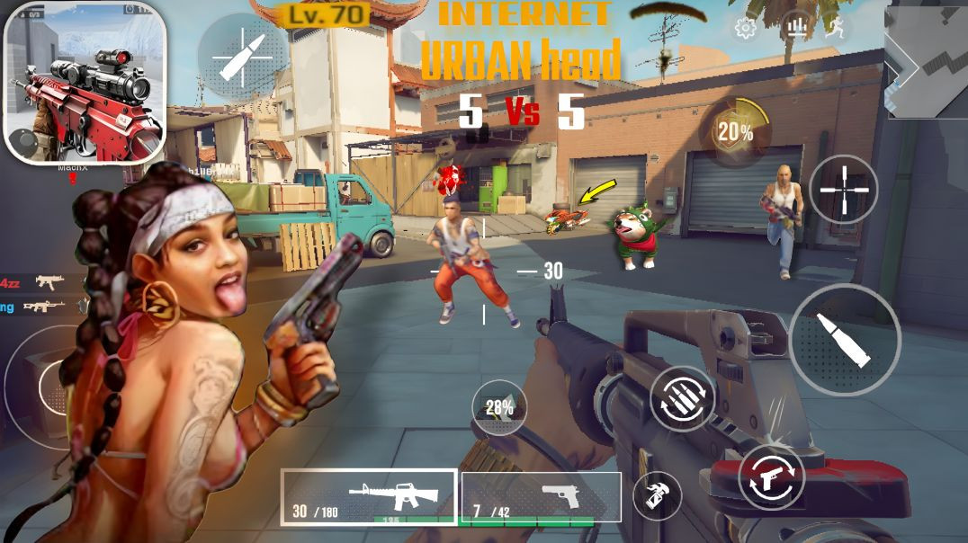 ⁣The Ultimate Gameplay Urban heat multiplayer ( FPS) SHOOTER RANKED MODE