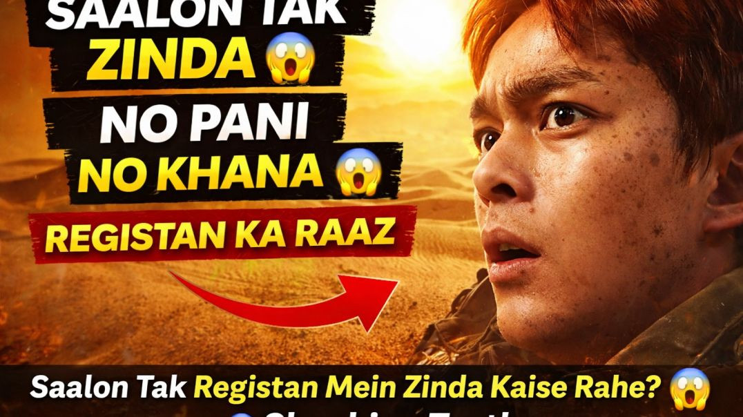 ⁣Desert Mein Phas Kar Kaise Zinda Rahe? 😨 | True Story