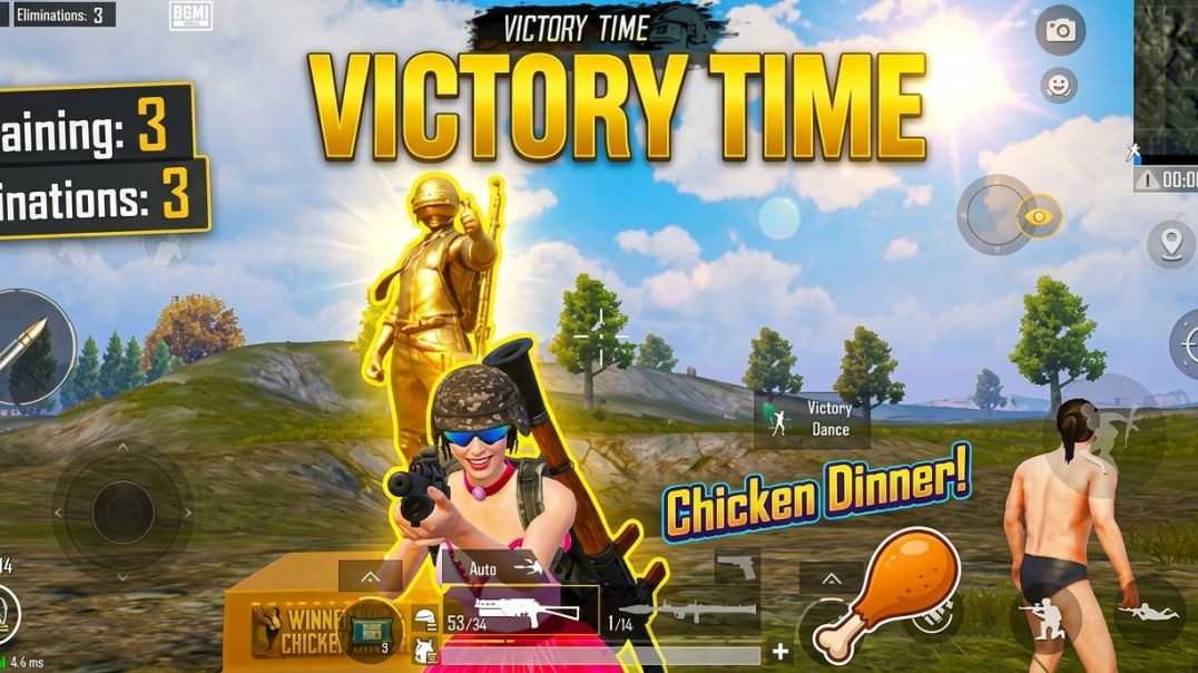 ⁣Short & Bold: Rocket Launcher Power in BGMI/PUBG! 🧨